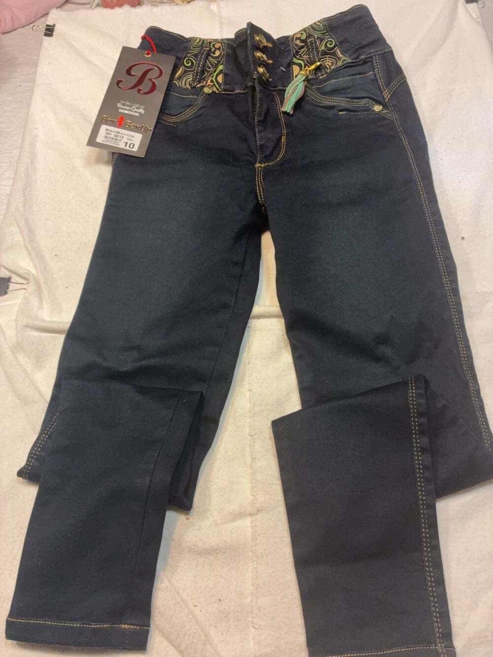 Bon BonUp Women's Size 10 High-Waisted Skinny Jeans Ref 5810